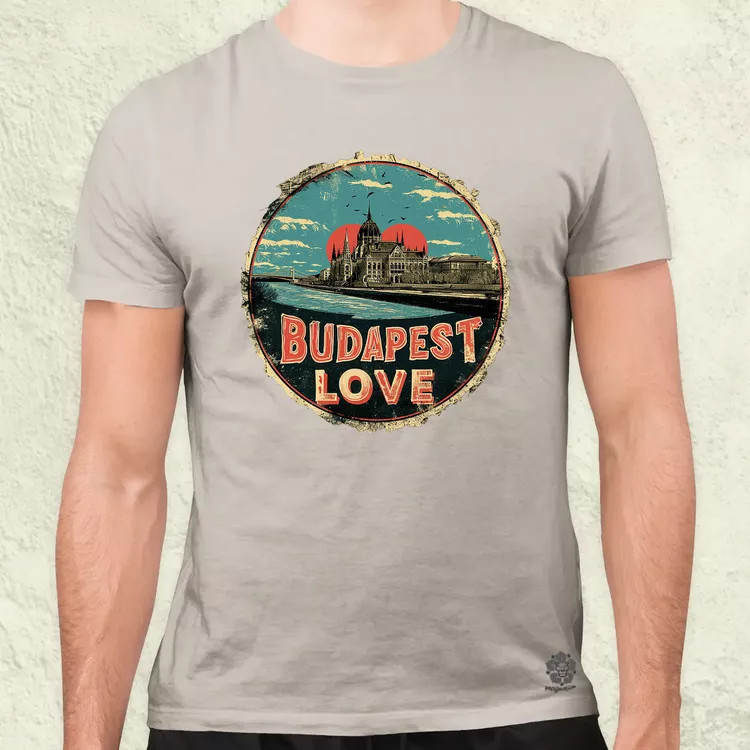 Budapest LOVE v2 férfi póló