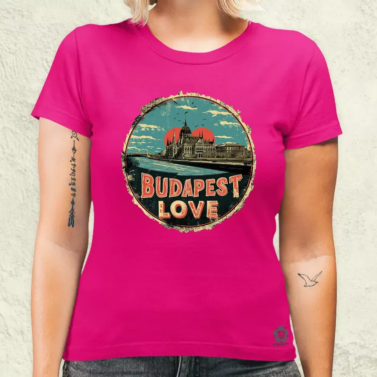 Budapest LOVE v2 női póló