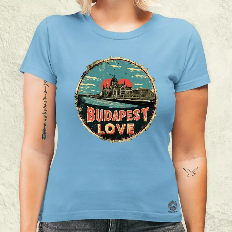 Budapest LOVE v2 női póló