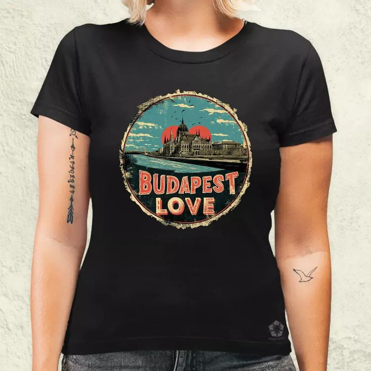 Budapest LOVE v2 női póló