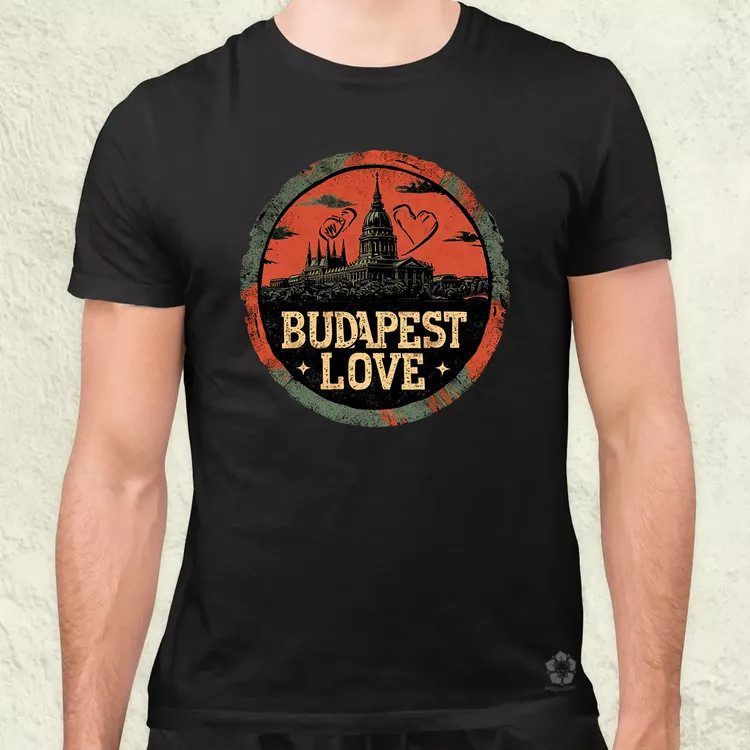 Budapest LOVE v3 férfi póló