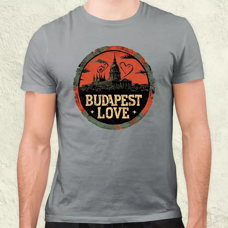 Budapest LOVE v3 férfi póló