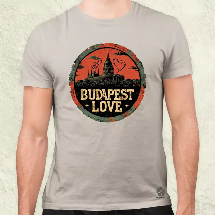 Budapest LOVE v3 férfi póló