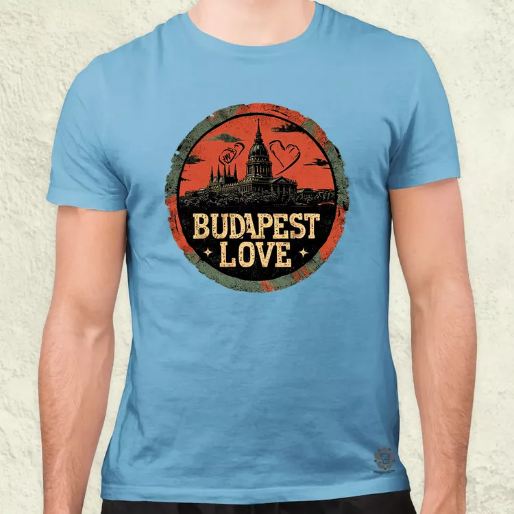 Budapest LOVE v3 férfi póló