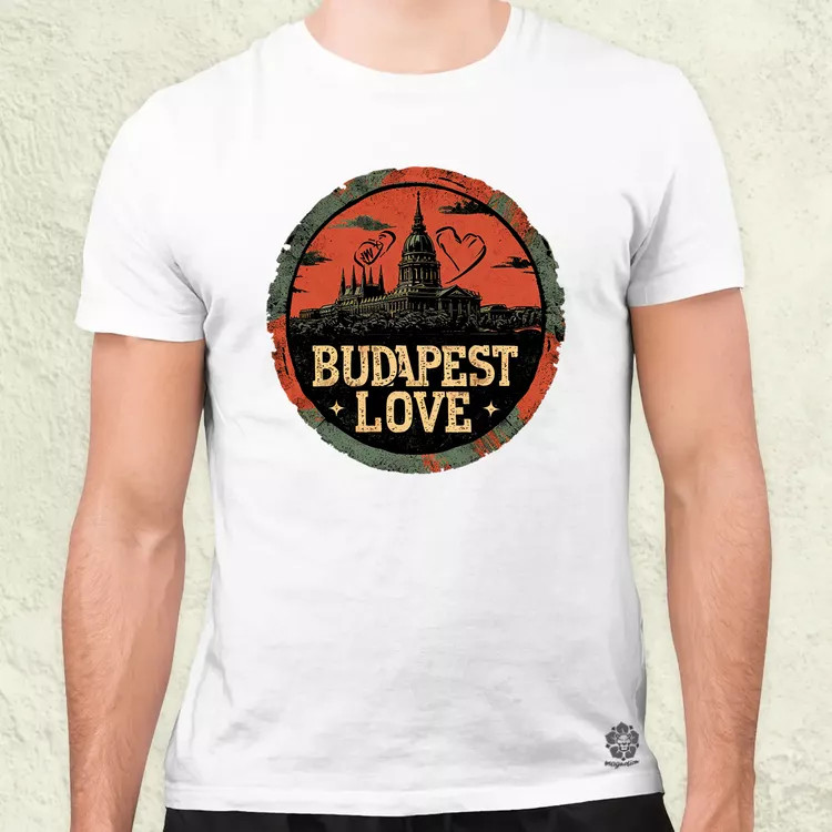 Budapest LOVE v3 férfi póló
