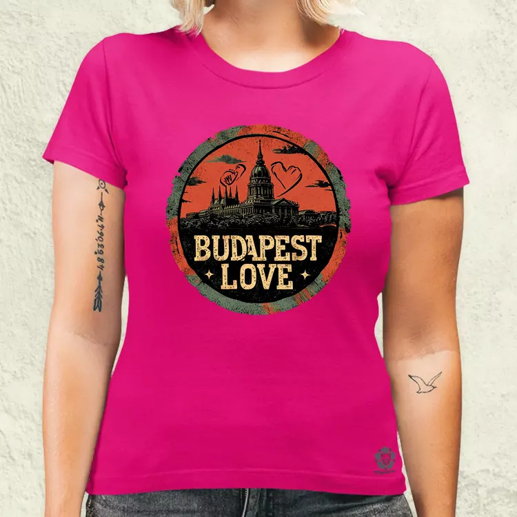 Budapest LOVE v3 női póló