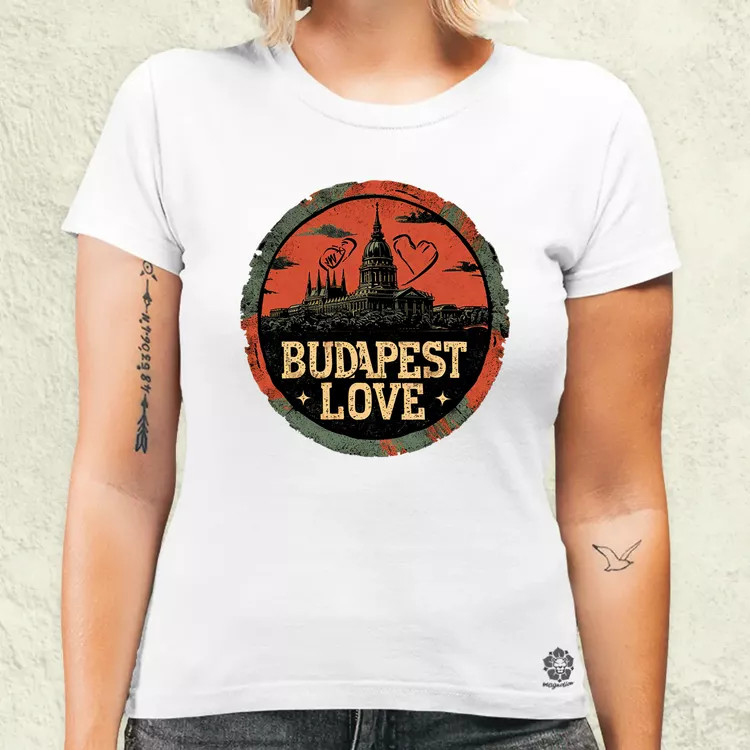 Budapest LOVE v3 női póló