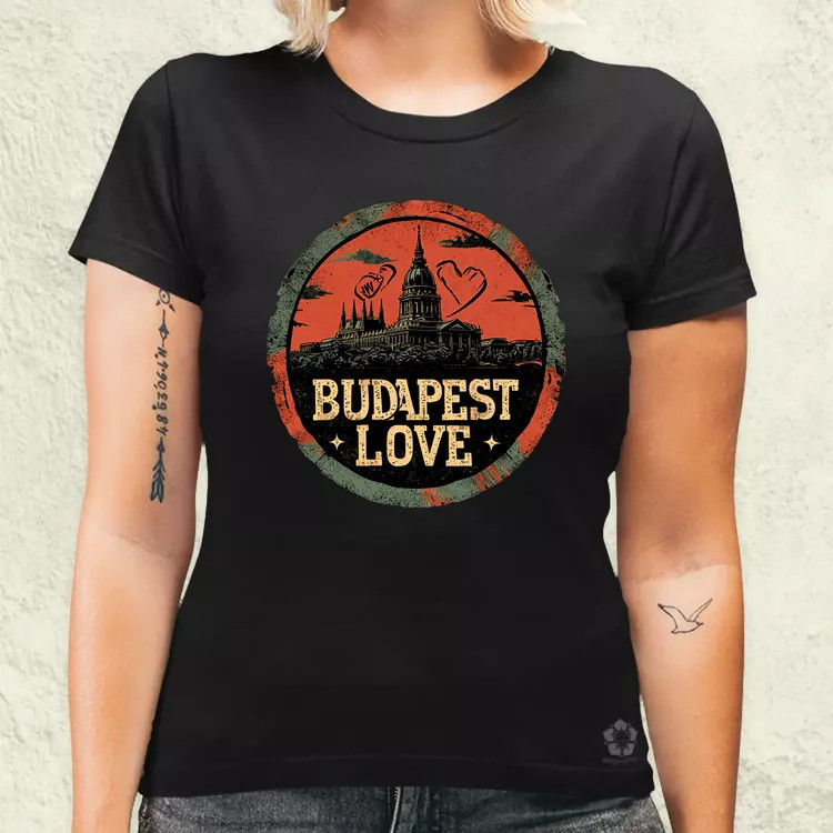 Budapest LOVE v3 női póló