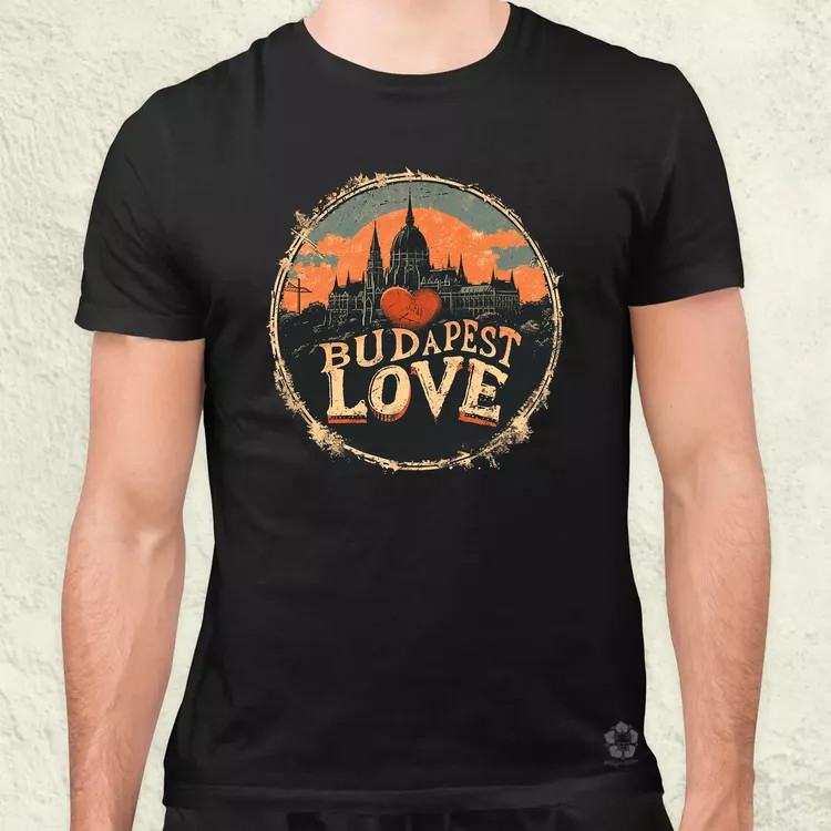 Budapest LOVE v4 férfi póló