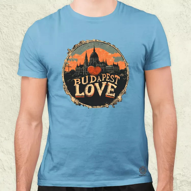 Budapest LOVE v4 férfi póló