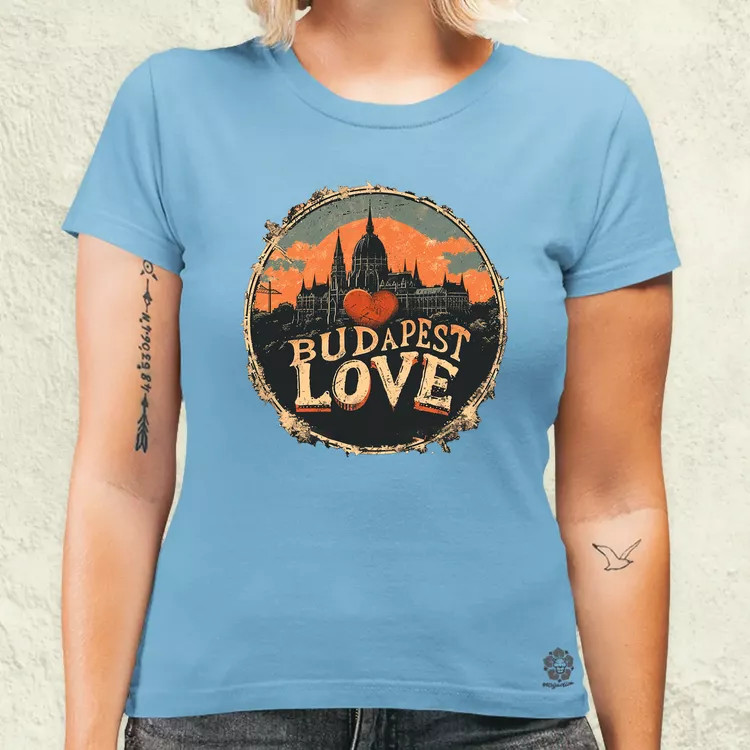 Budapest LOVE v4 női póló