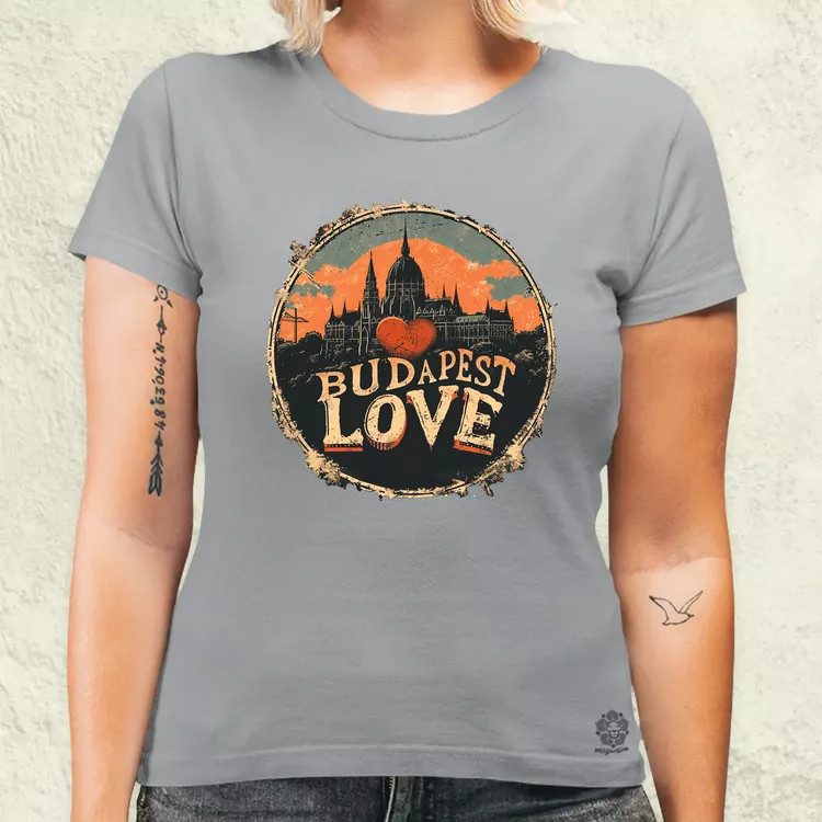Budapest LOVE v4 női póló