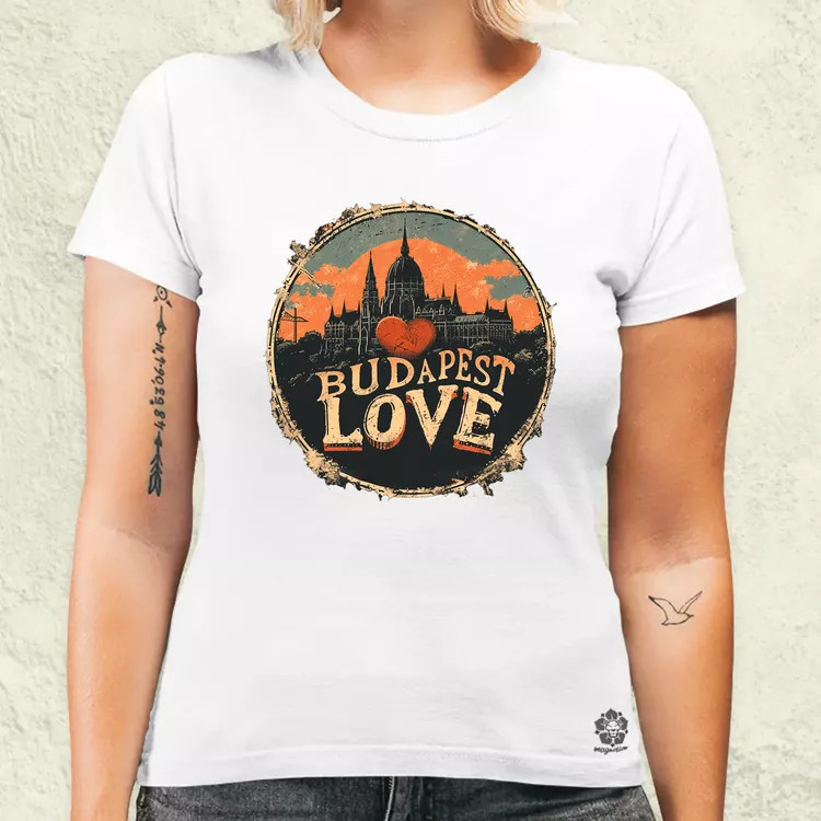 Budapest LOVE v4 női póló