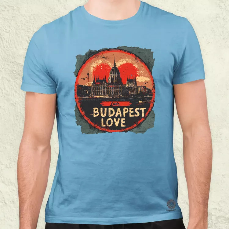 Budapest LOVE v5 férfi póló