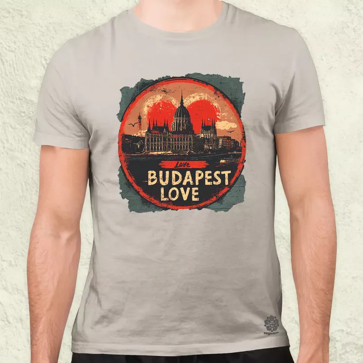 Budapest LOVE v5 férfi póló