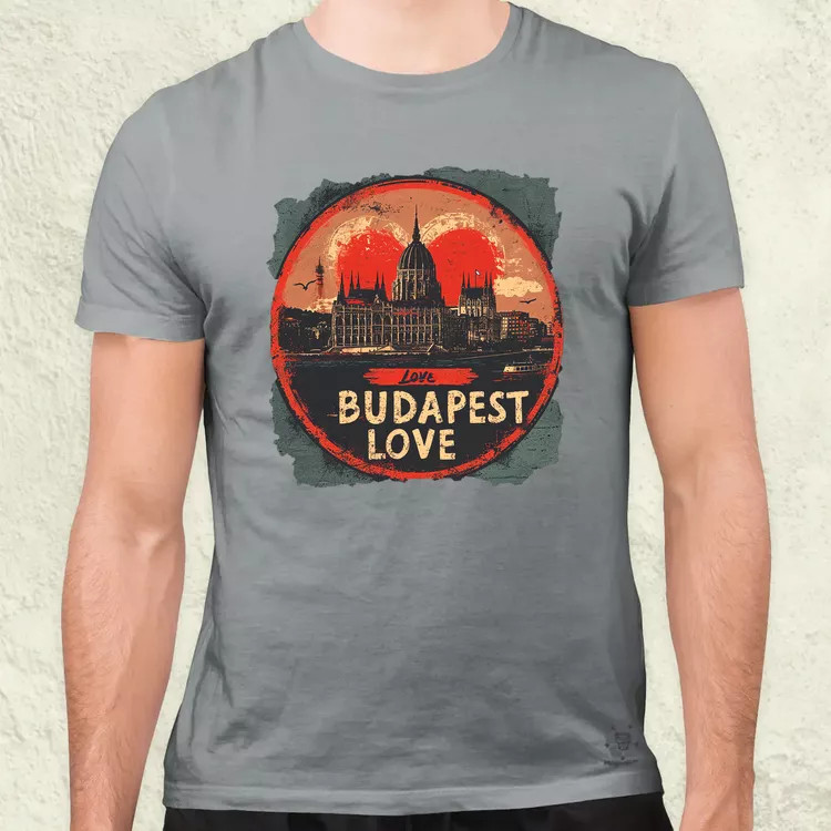 Budapest LOVE v5 férfi póló