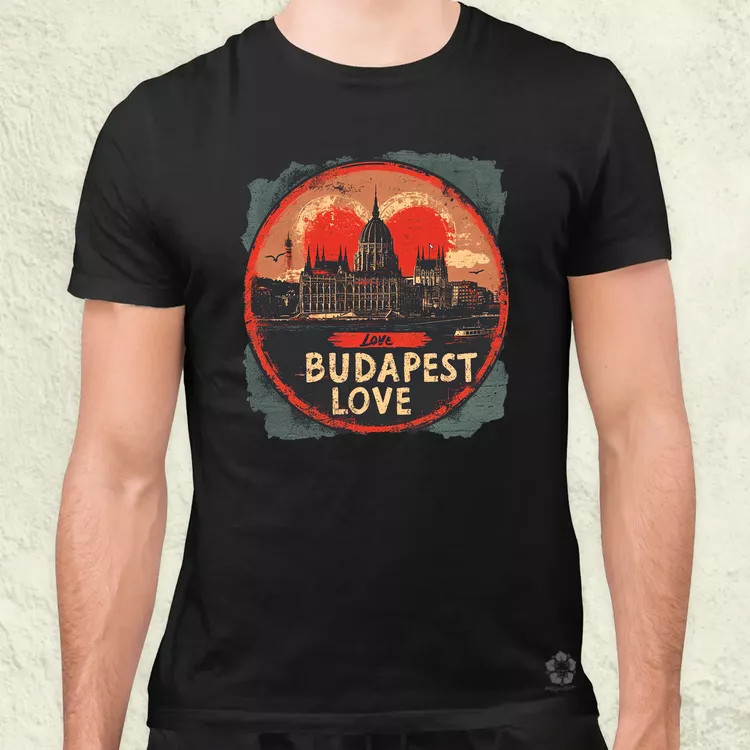 Budapest LOVE v5 férfi póló