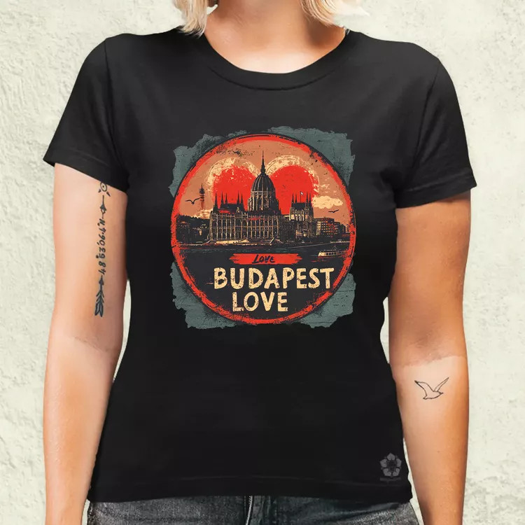 Budapest LOVE v5 női póló