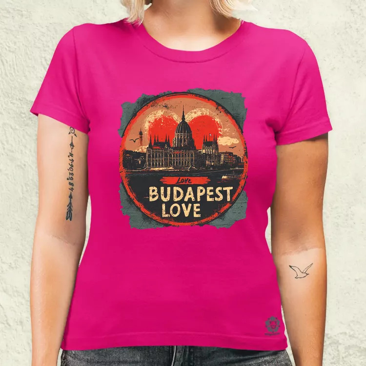 Budapest LOVE v5 női póló