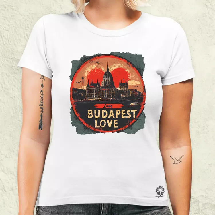 Budapest LOVE v5 női póló
