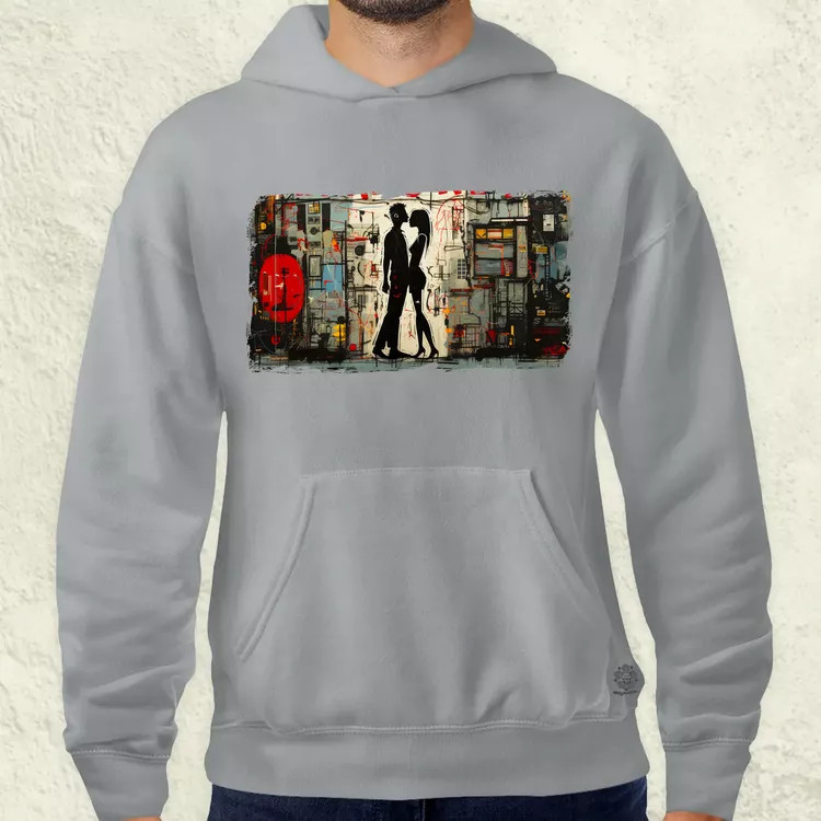 Basquiat Párban v3 férfi pulóver