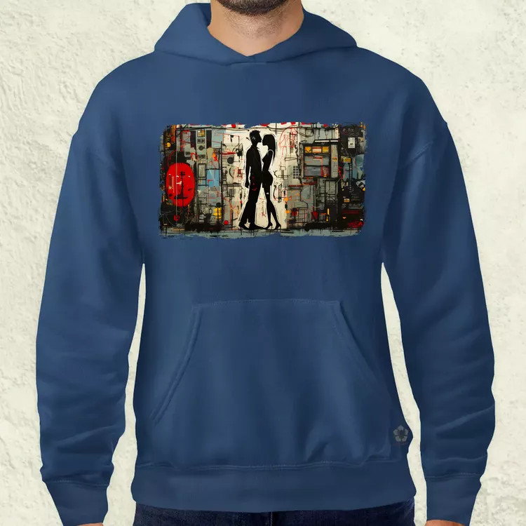 Basquiat Párban v3 férfi pulóver
