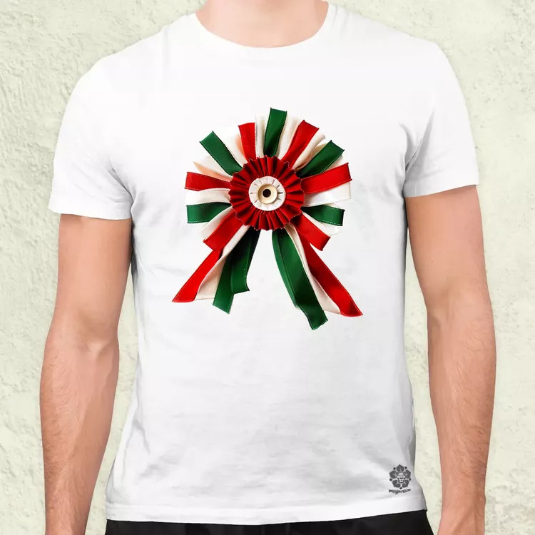 Magyar kokárda fantázia v11 zseb férfi póló