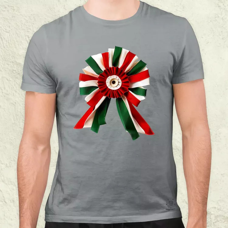 Magyar kokárda fantázia v11 zseb férfi póló