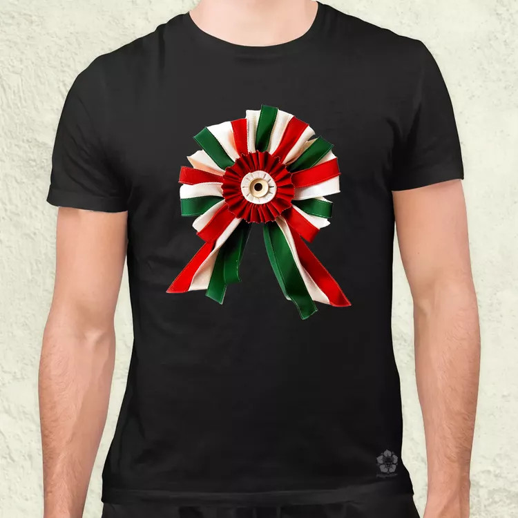 Magyar kokárda fantázia v11 zseb férfi póló