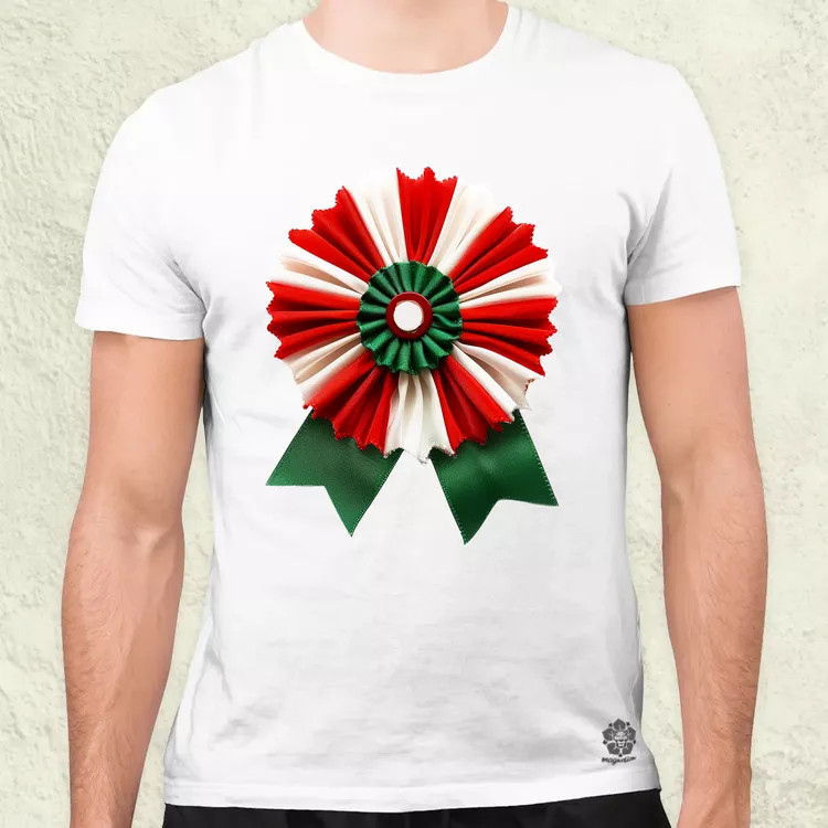 Magyar kokárda fantázia v13 zseb férfi póló