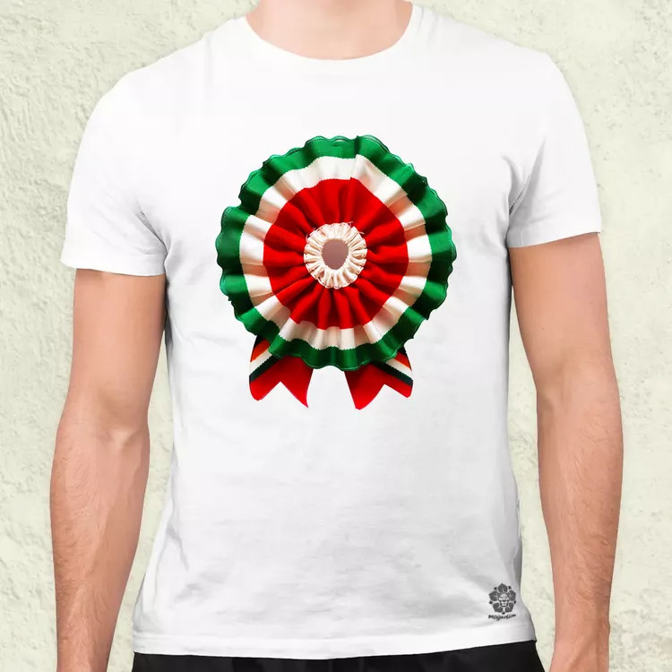 Magyar kokárda fantázia v14 zseb férfi póló