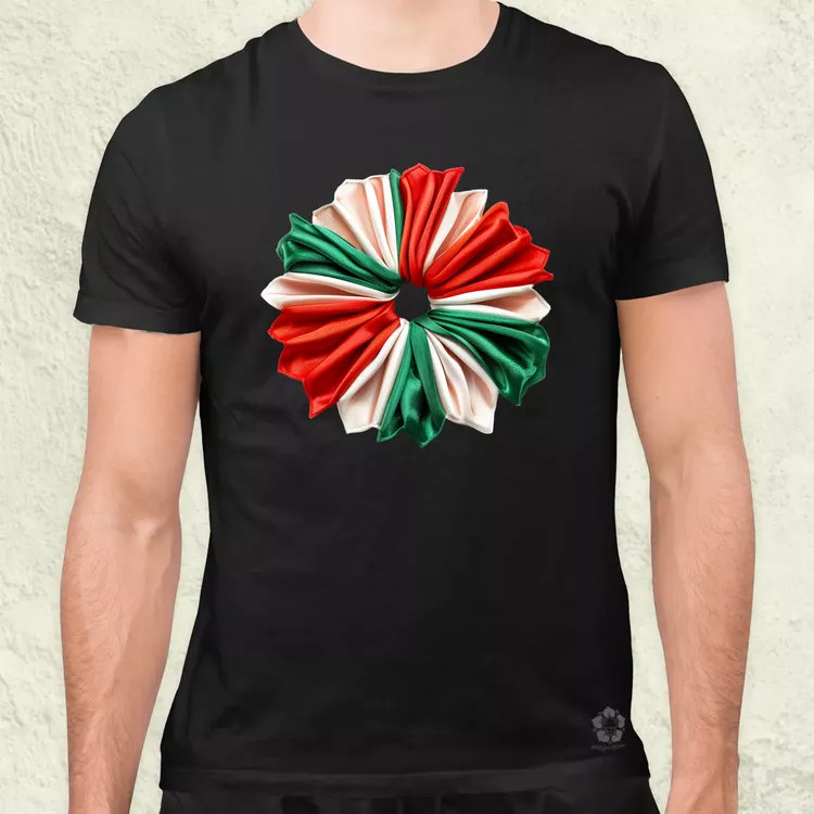 Magyar kokárda fantázia v19 zseb férfi póló