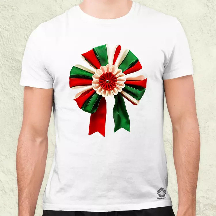 Magyar kokárda fantázia v20 zseb férfi póló
