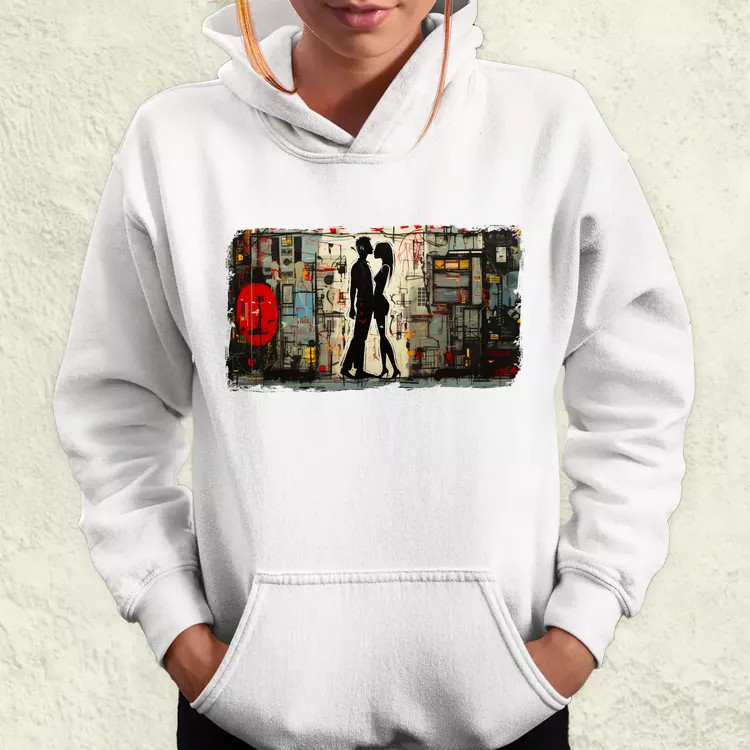 Basquiat Párban v3 női pulóver