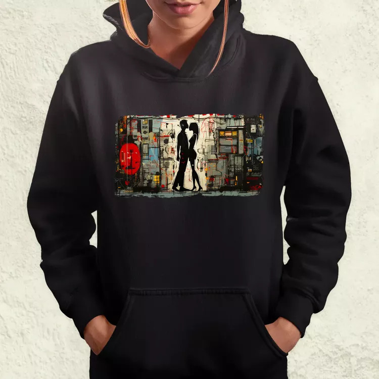 Basquiat Párban v3 női pulóver