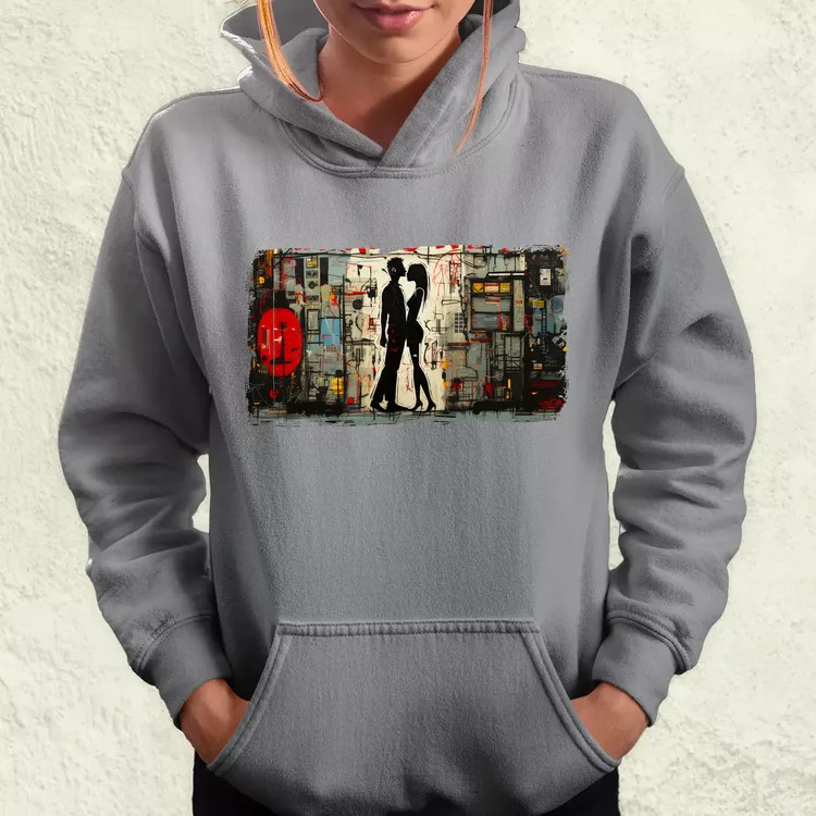 Basquiat Párban v3 női pulóver