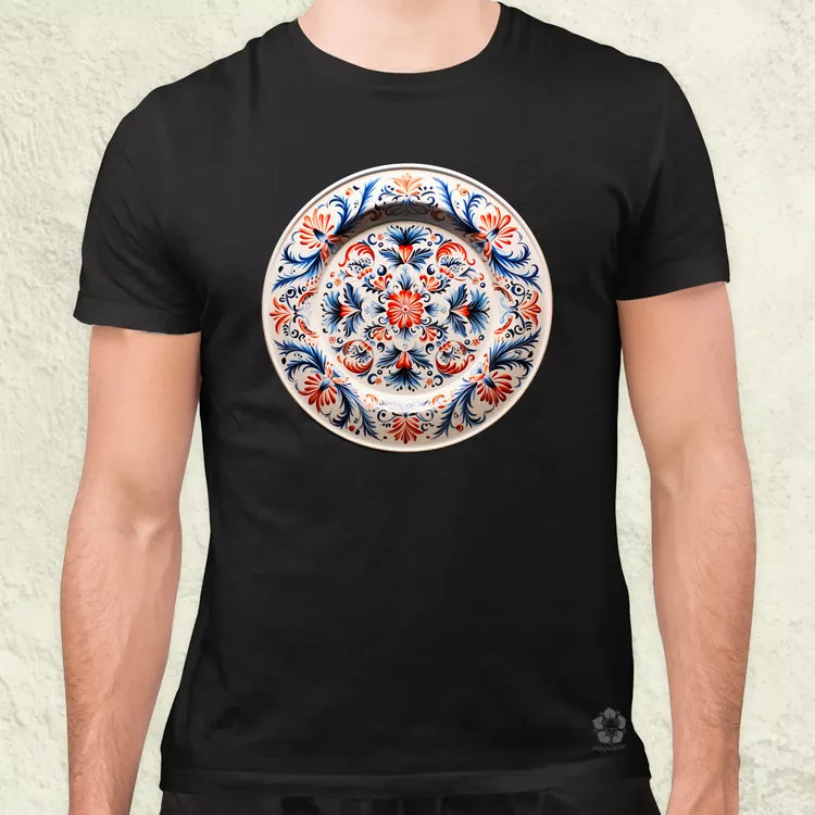 Magyar népi porcelán v2 férfi póló