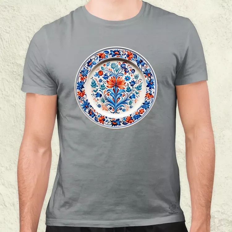 Magyar népi porcelán v4 férfi póló