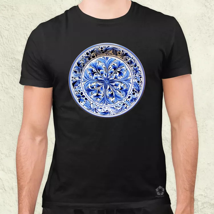 Magyar népi porcelán v7 férfi póló