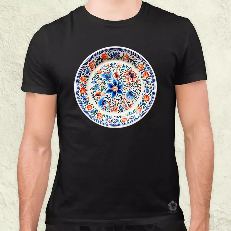 Magyar népi porcelán v9 férfi póló
