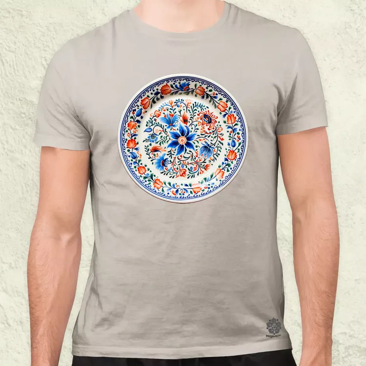 Magyar népi porcelán v9 férfi póló