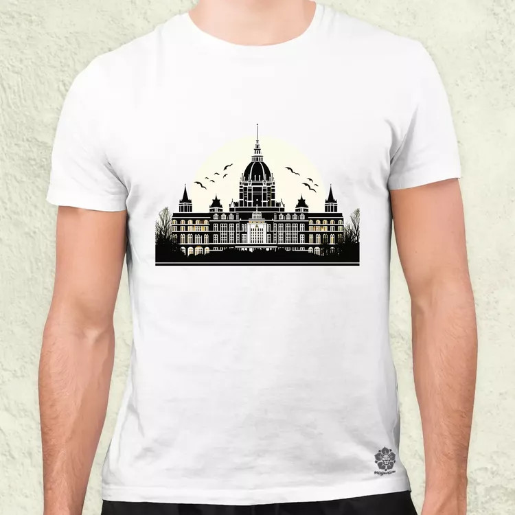 Minimál Budapest Parlament v1 férfi póló