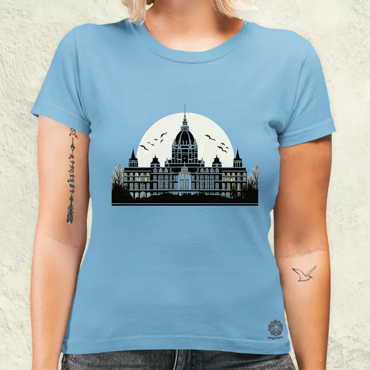 Minimál Budapest Parlament v1 női póló