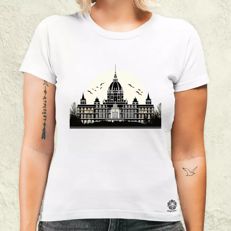 Minimál Budapest Parlament v1 női póló