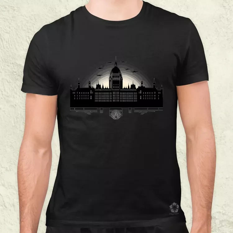 Minimál Budapest Parlament v3 férfi póló