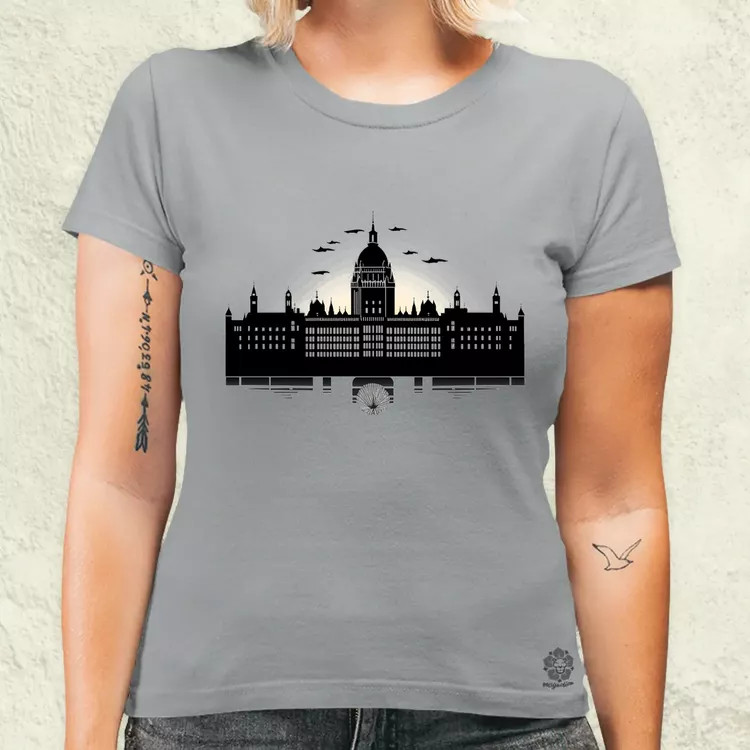 Minimál Budapest Parlament v3 női póló