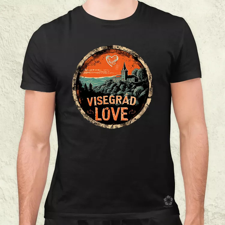 Visegrád LOVE v2 férfi póló