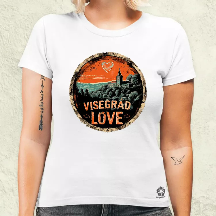 Visegrád LOVE v2 női póló