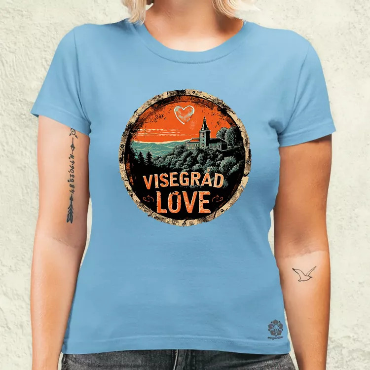 Visegrád LOVE v2 női póló