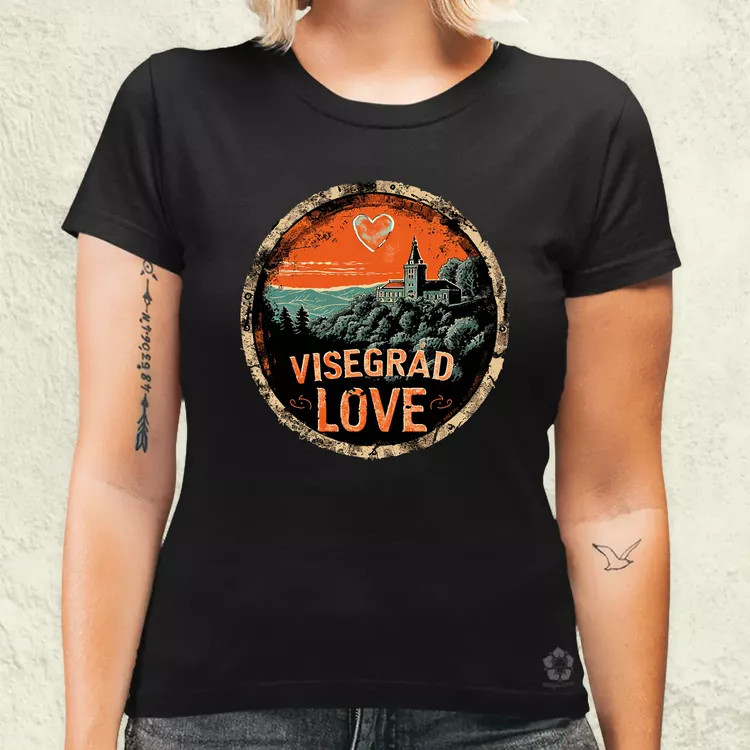 Visegrád LOVE v2 női póló